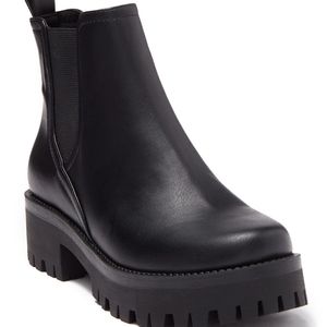 Steve Madden Hartie Chelsea boot black leather